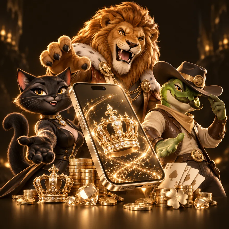 Smartphone with crown — Kingmaker Casino