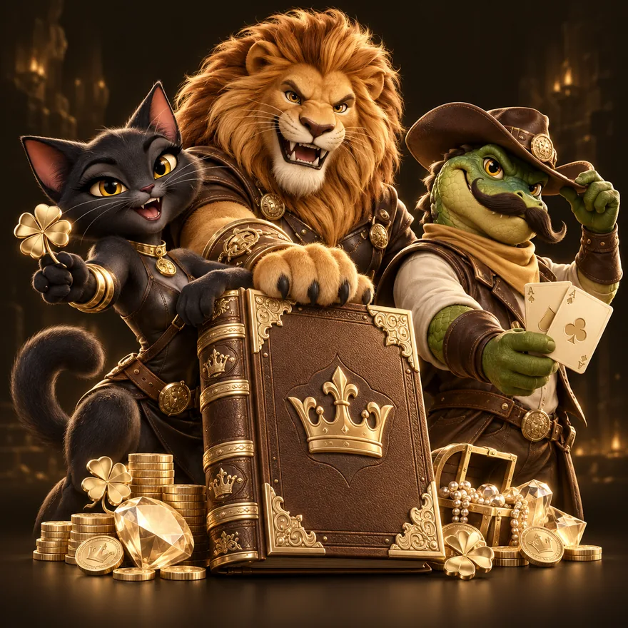 Ornate royal book — Kingmaker Casino