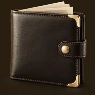 Leather wallet — Kingmaker Casino