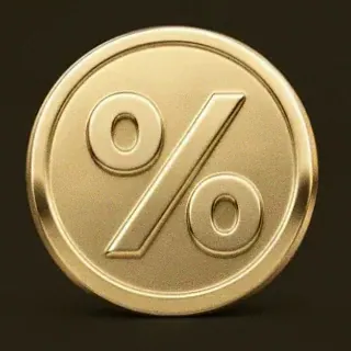 Gold percent coin — Kingmaker Casino