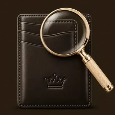 Wallet and magnifier — Kingmaker Casino