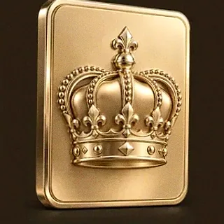 Royal crown plaque — Kingmaker Casino