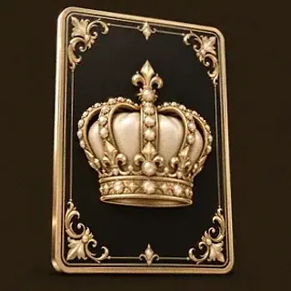 Royal crown card — Kingmaker Casino