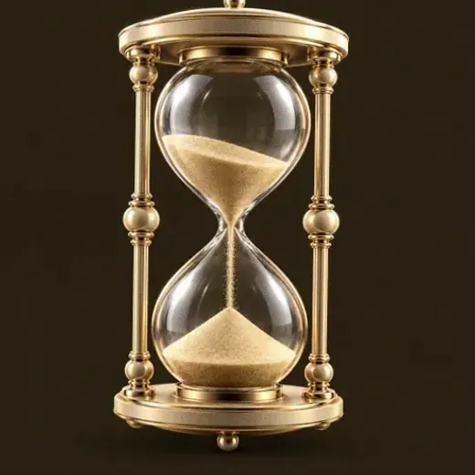 Ornate hourglass — Kingmaker Casino