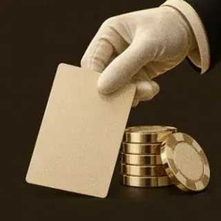 Hand dealing card — Kingmaker Casino
