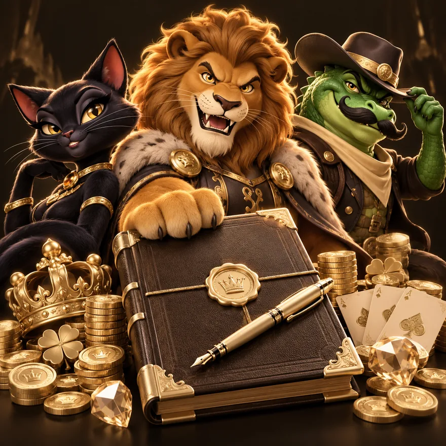 Leather casino ledger — Kingmaker Casino